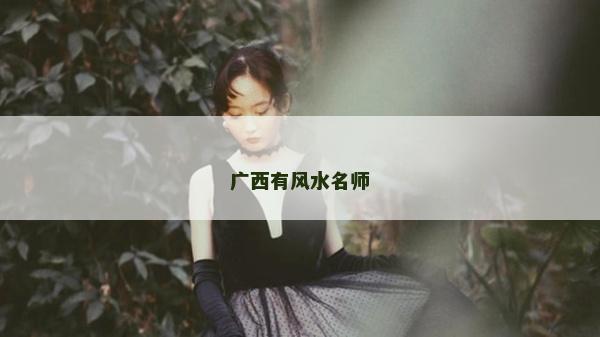 广西有风水名师