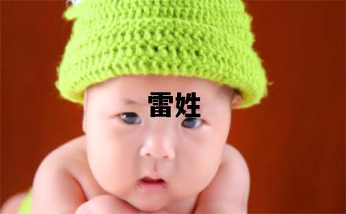 雷姓取名有智慧才气的男宝宝名字