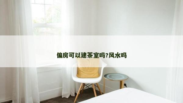 偏房可以建茶室吗?风水吗