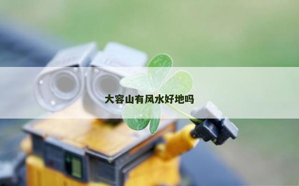 大容山有风水好地吗