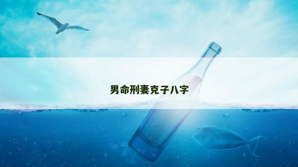 男命刑妻克子八字