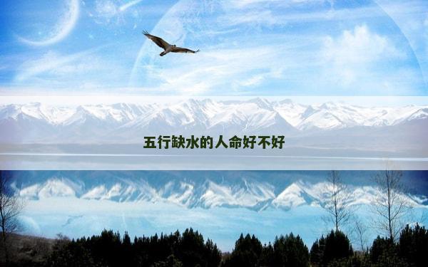 五行缺水的人命好不好