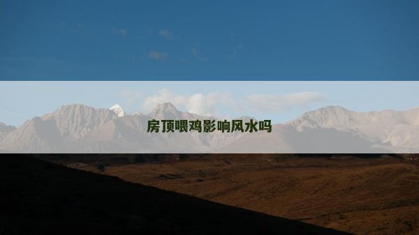 房顶喂鸡影响风水吗