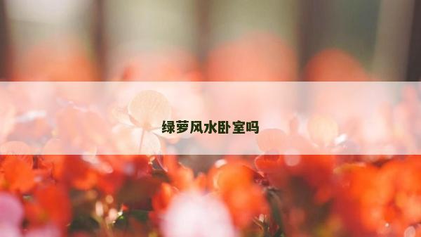 绿萝风水卧室吗