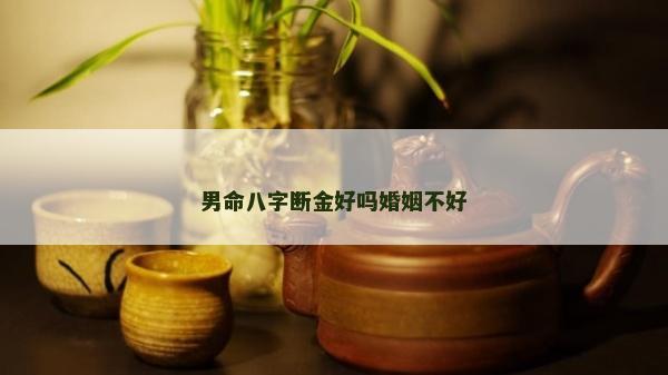 男命八字断金好吗婚姻不好