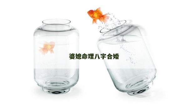 婆媳命理八字合婚