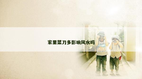 家里菜刀多影响风水吗