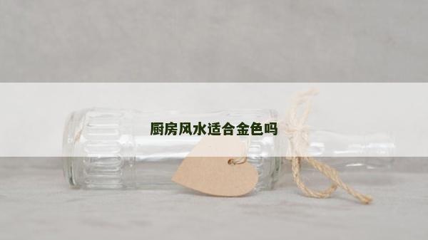 厨房风水适合金色吗
