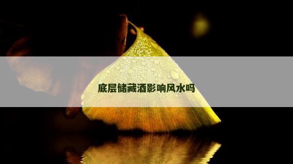 底层储藏酒影响风水吗