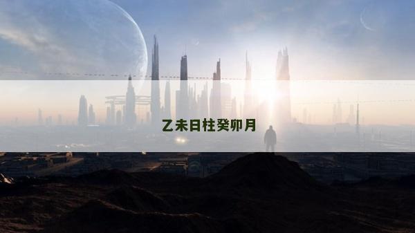 乙未日柱癸卯月