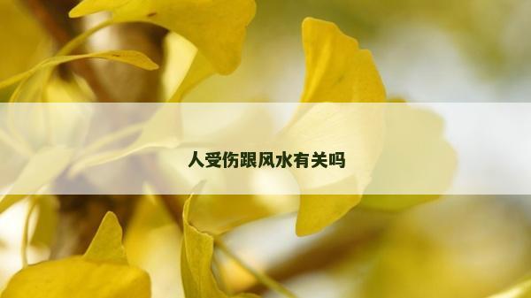 人受伤跟风水有关吗