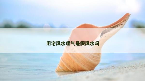 阴宅风水理气是假风水吗