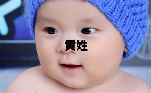 黄姓有灵气的男孩名字
