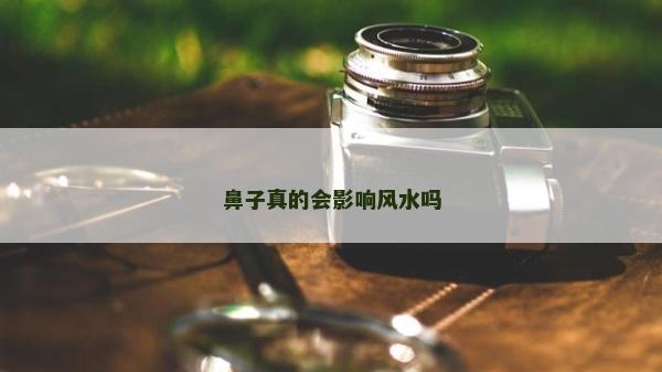 鼻子真的会影响风水吗