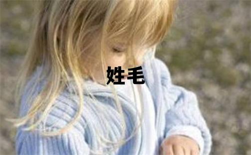 姓毛叫什么名字好 姓毛的男孩优美的名字