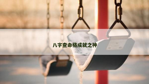 八字查命格成就之神