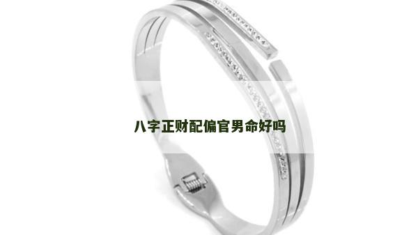 八字正财配偏官男命好吗