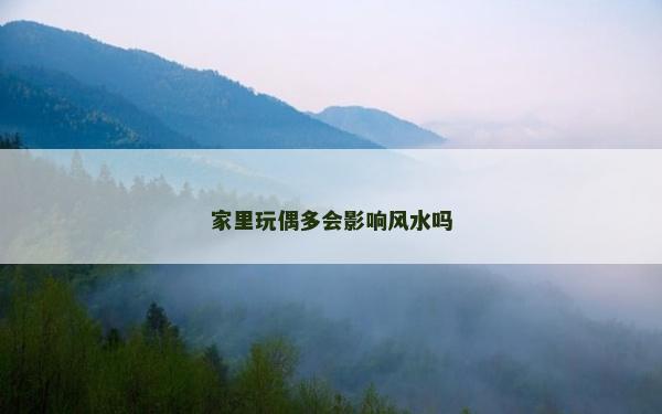 家里玩偶多会影响风水吗