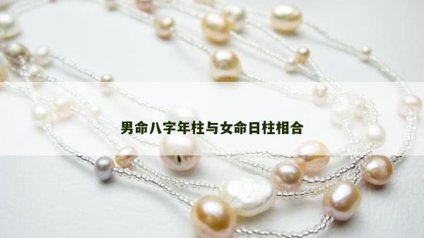 男命八字年柱与女命日柱相合