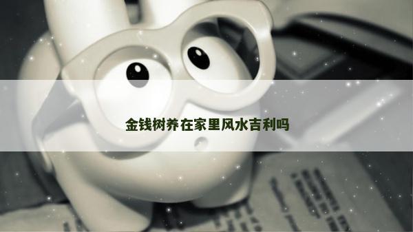 金钱树养在家里风水吉利吗