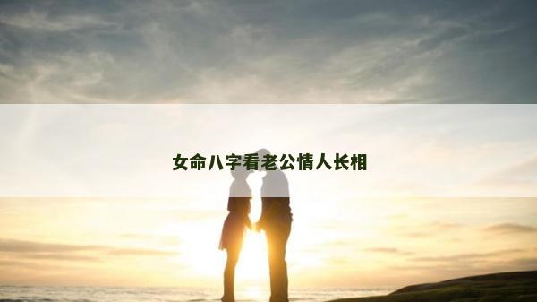 女命八字看老公情人长相