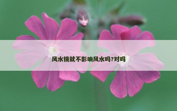 风水镜就不影响风水吗?对吗