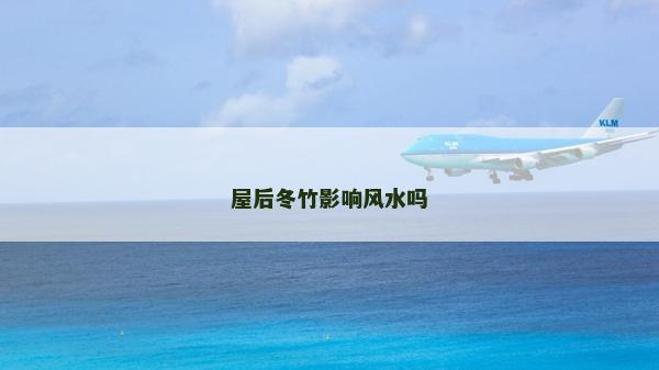 屋后冬竹影响风水吗