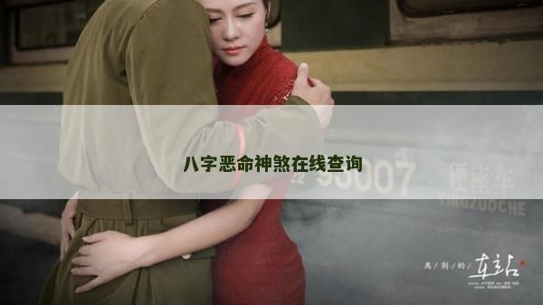 八字恶命神煞在线查询