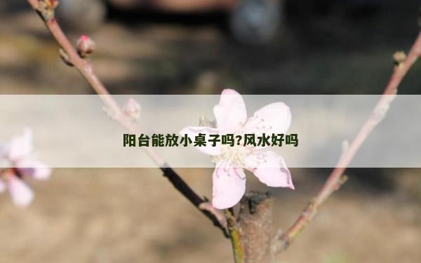 阳台能放小桌子吗?风水好吗