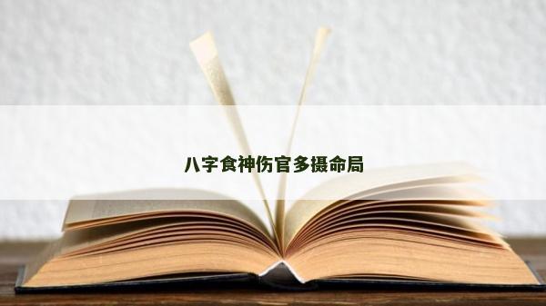 八字食神伤官多摄命局