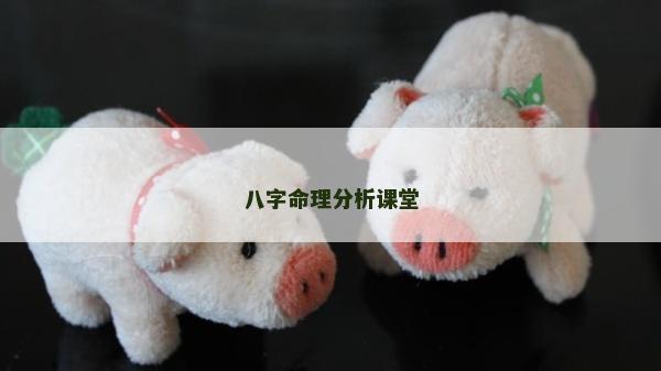 八字命理分析课堂