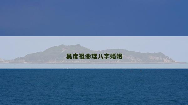 吴彦祖命理八字婚姻