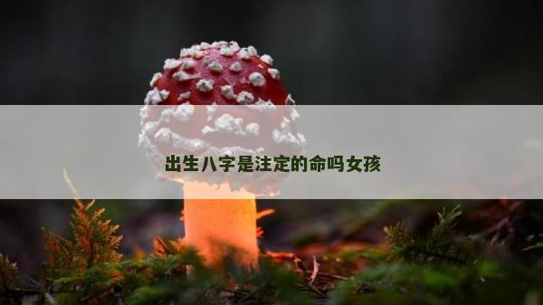 出生八字是注定的命吗女孩