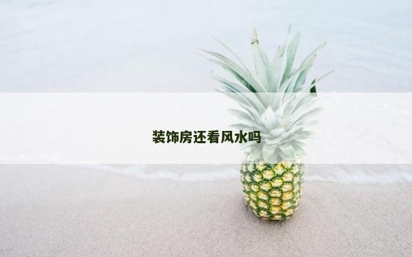 装饰房还看风水吗