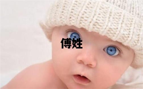 傅姓洋气的男孩名字