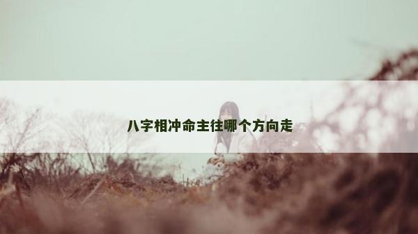 八字相冲命主往哪个方向走