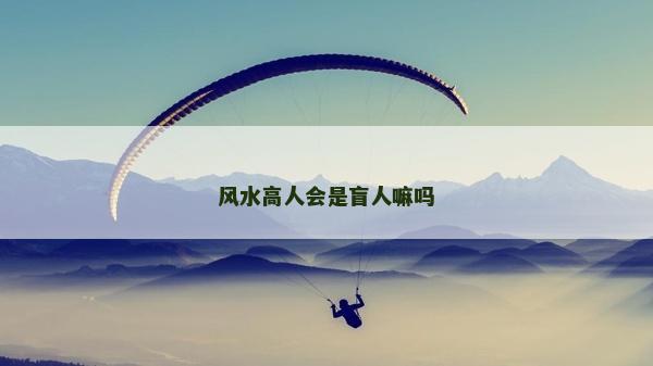 风水高人会是盲人嘛吗