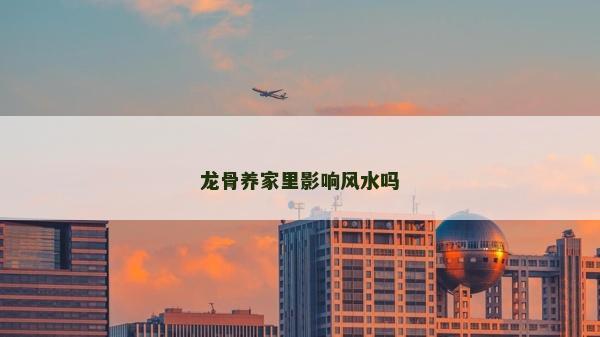 龙骨养家里影响风水吗