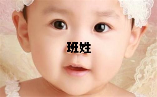 班姓有气质的男孩名字
