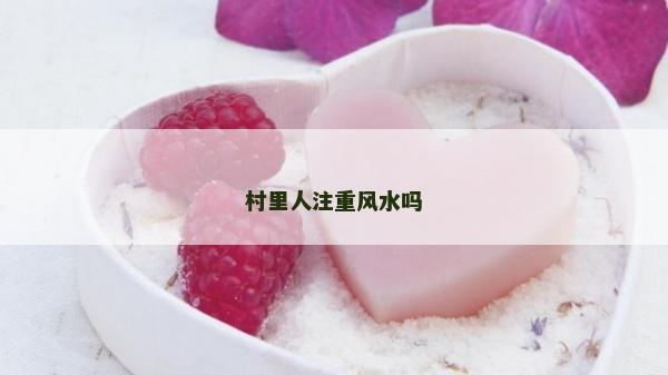 村里人注重风水吗