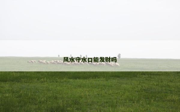 风水守水口能发财吗