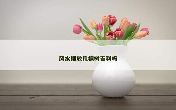 风水摆放几棵树吉利吗