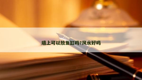 墙上可以放鱼缸吗?风水好吗