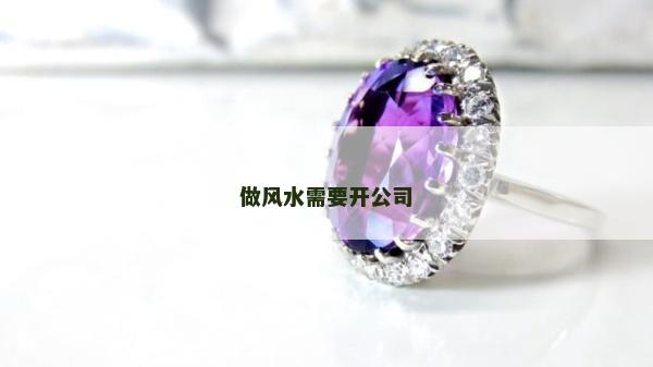 做风水需要开公司