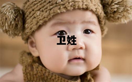 卫姓有涵养的男孩名字