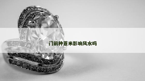 门前种薏米影响风水吗