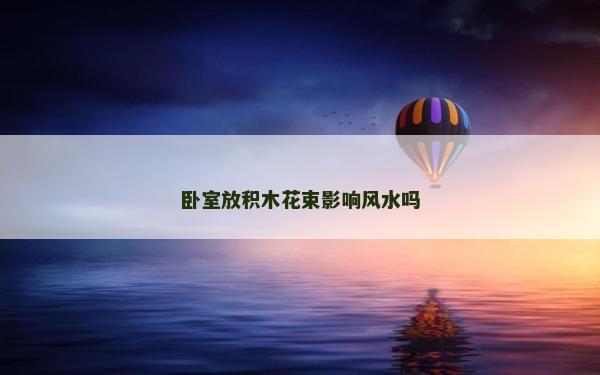 卧室放积木花束影响风水吗