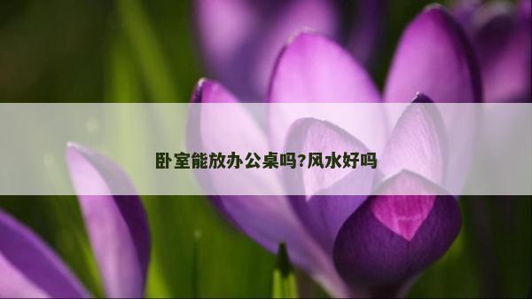 卧室能放办公桌吗?风水好吗