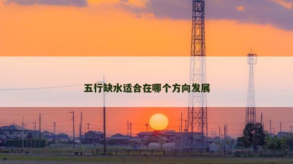 五行缺水适合在哪个方向发展