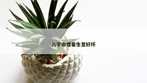 八字命理看生意好坏
